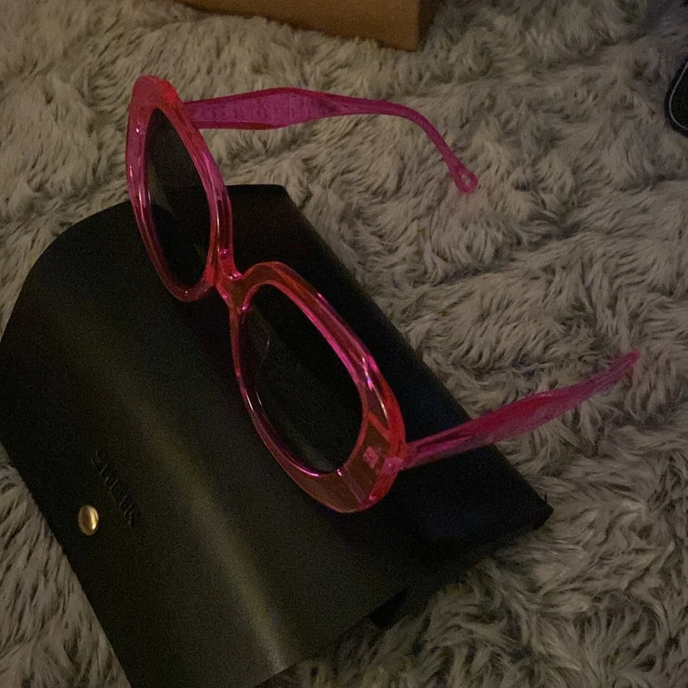 Hot pink shades 🛍️ SHEIN with case